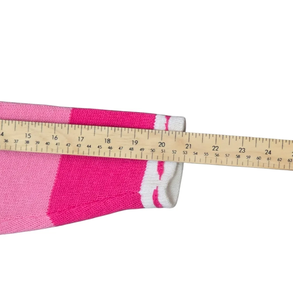 *VTG/NWT* STORYBOOK KNITS Vtg Pink Floral Cardigan, Pink Floral Knit Sweater - Picture 9 of 12